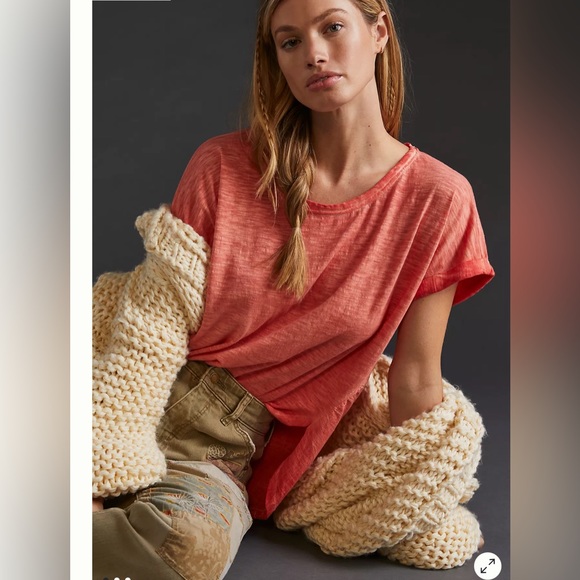 Anthropologie Pilcro Washed Tee - Picture 1 of 4